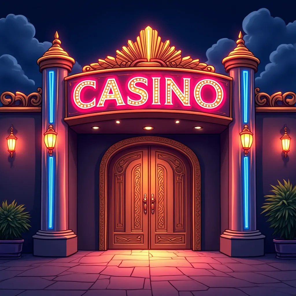 Cartoon sports betting action