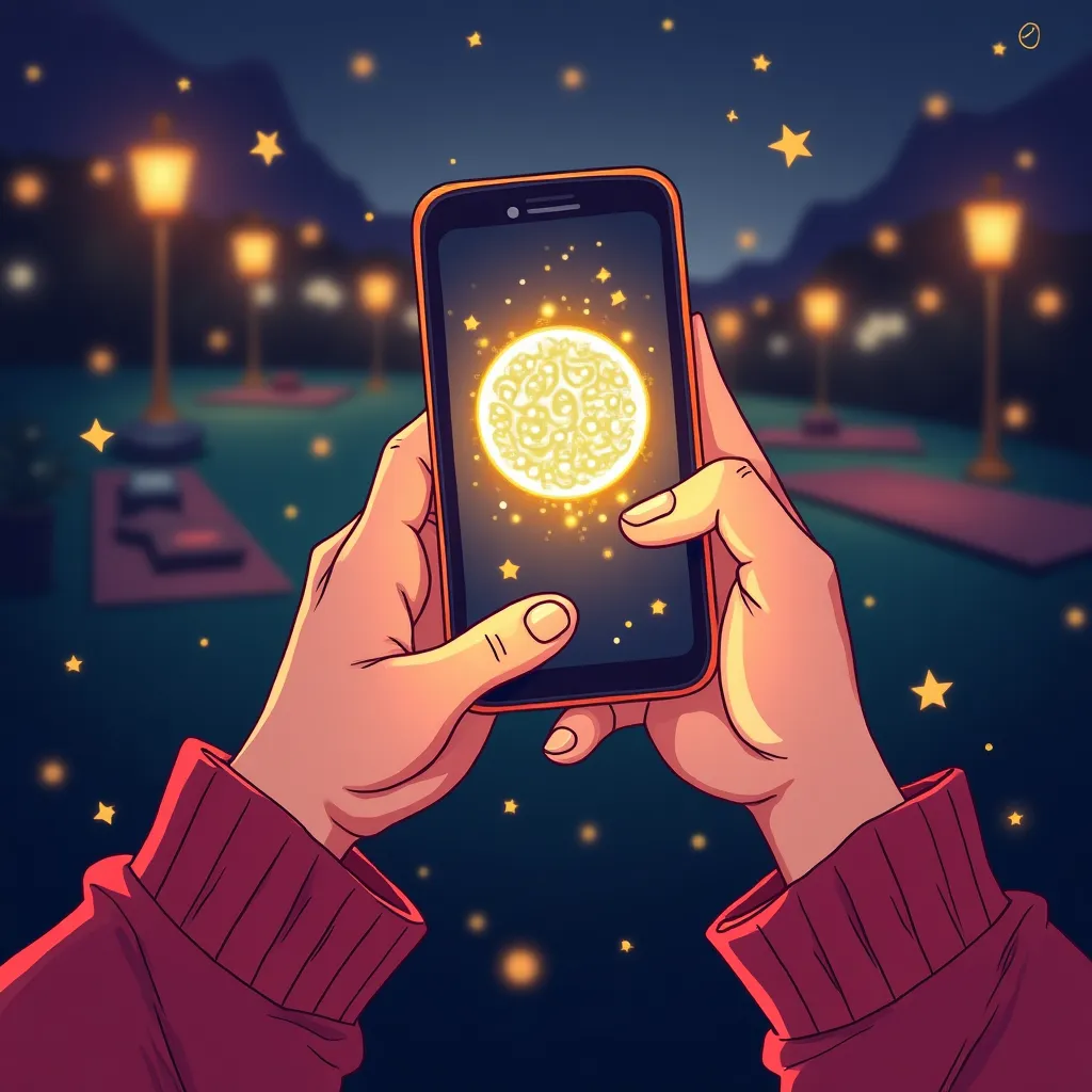 Cartoon mobile betting app interface
